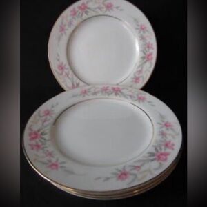 (Set Of 11) Jyoto Lois #8131 Fine China.  (9) Salad Plates & (1) Dinner Plate.